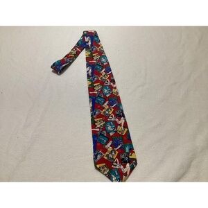 Wolfmark Collection Chicago silk tie with pin up girl theme